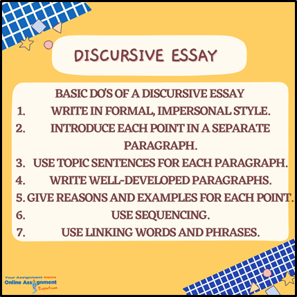 discursive essay writing topics