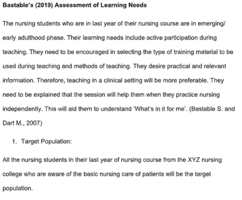 Nursing Research Proposal Example