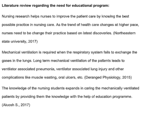 Nursing Research Proposal Example