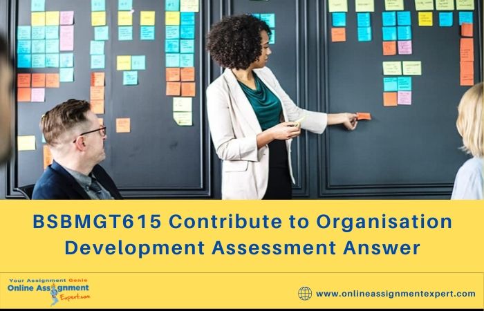 BSBMGT615 Contribute to Organisation Development Assessment Answer