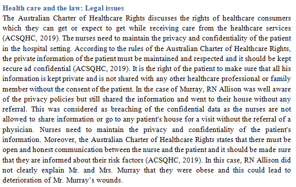 NURBN1001 health care and the law assessment