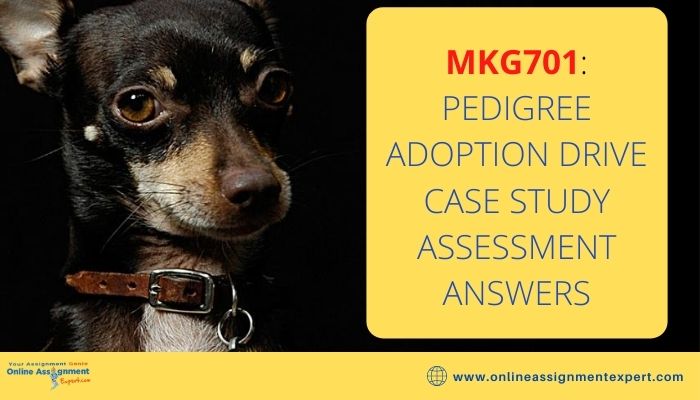MKG701: Pedigree Adoption Drive Case Study Assessment Answers