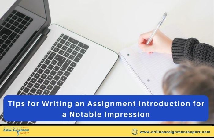 Tips for Writing an Assignment Introduction for a Notable Impression