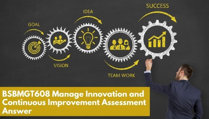 Manage Innovation and Continuous Improvement Assessment Answer