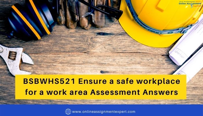 BSBWHS521 Ensure a safe workplace for a work area Assessment Answers