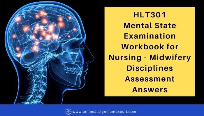 HLT301: Mental State Examination Workbook for Nursing - Midwifery Disciplines Assessment Answers