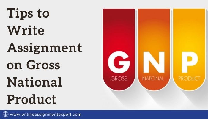 Tips to Write Assignment on Gross National Product