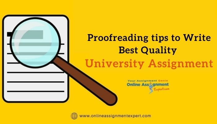 Must Read these Proofreading tips to Write Best Quality University Assignment