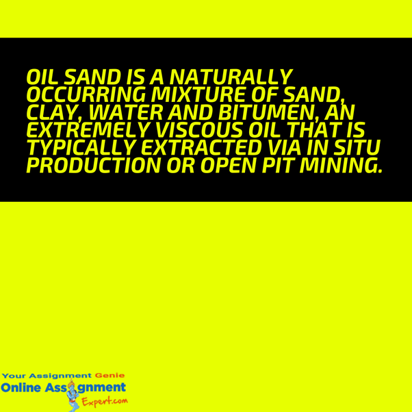Oil Sands Extraction