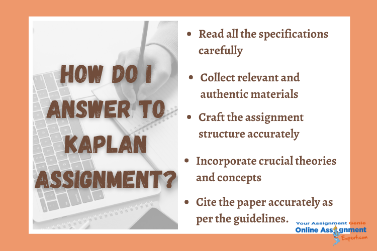 Answer to kaplan Assignment Help