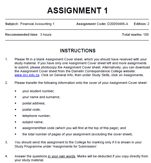 accounting concept and principles assignment sample