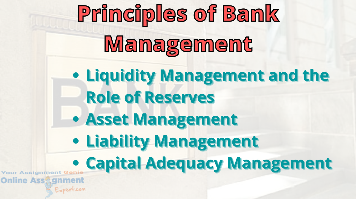 bank management assignment help