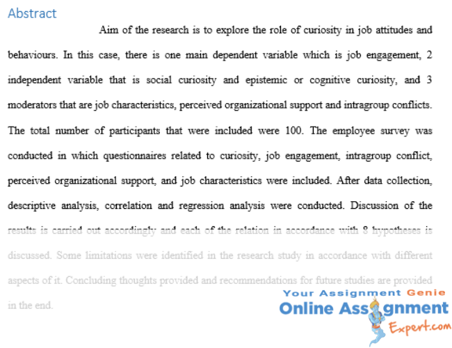 dissertation abstract sample