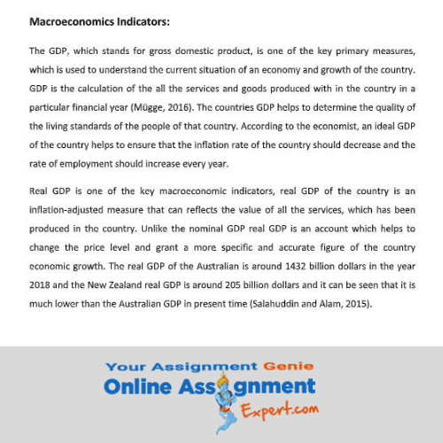 economic institutions assignment sample