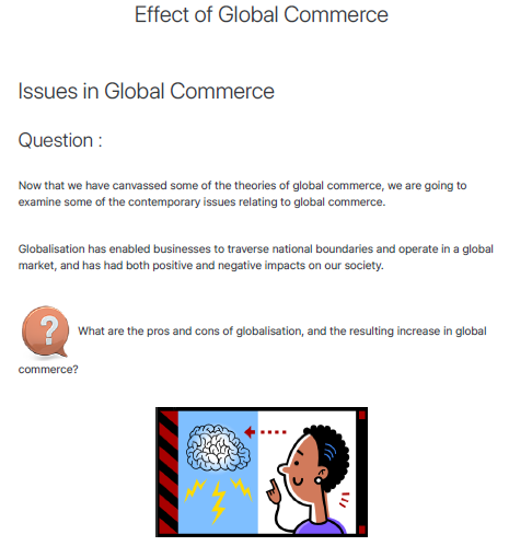 effect of global commerce