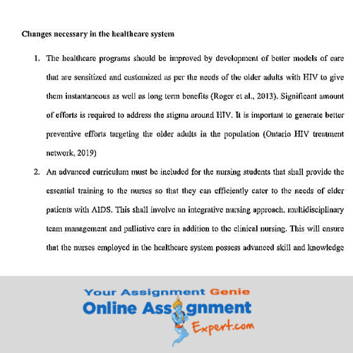 gerontology assignment-answer