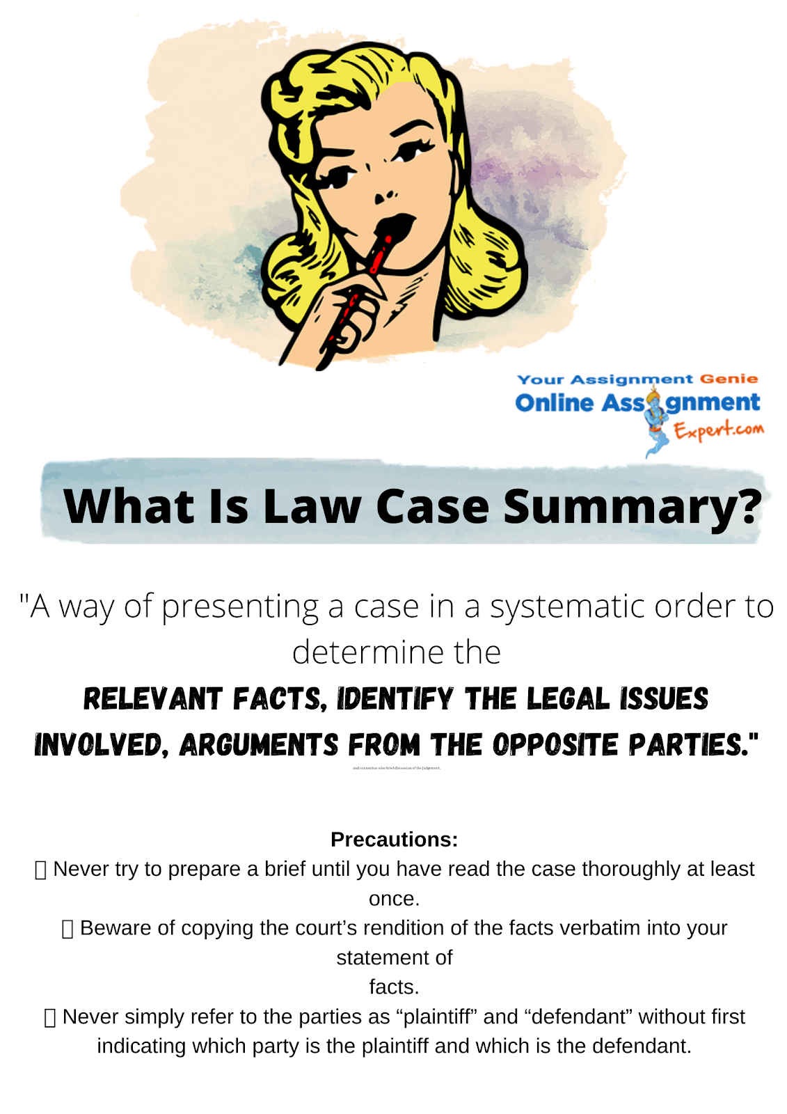 law case summary