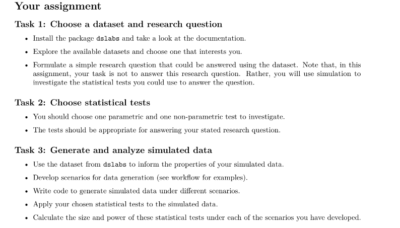 nonparametric tests assignment Sample