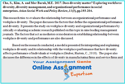 relationship between an organizational performance and workplace diversity