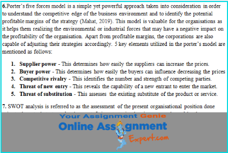 scope of market research assignment sample