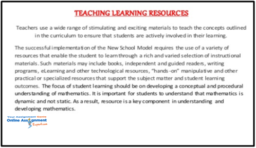 teaching learning resources