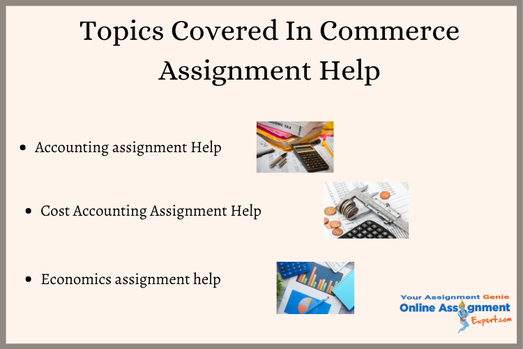 topics covered in commerce assignment help