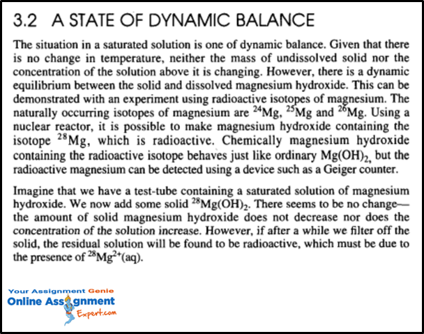 A State of dynamic balance