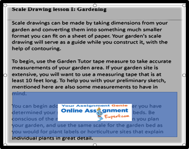 Garden Design Assignment Help 3