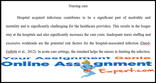 Quality Assignment Help  Nursing Care
