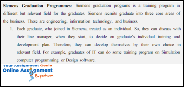 SIEMENS Graduation Programmes