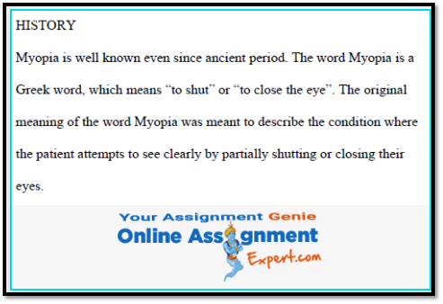 Myopia Management Assignment Help