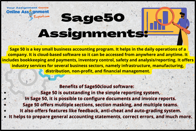Sage 50 Assignments
