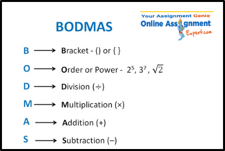 Maths Assignment Help BODMAS