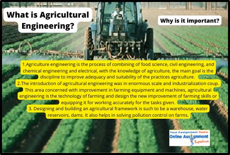 What is Agricultural Engineering and Why it is Important