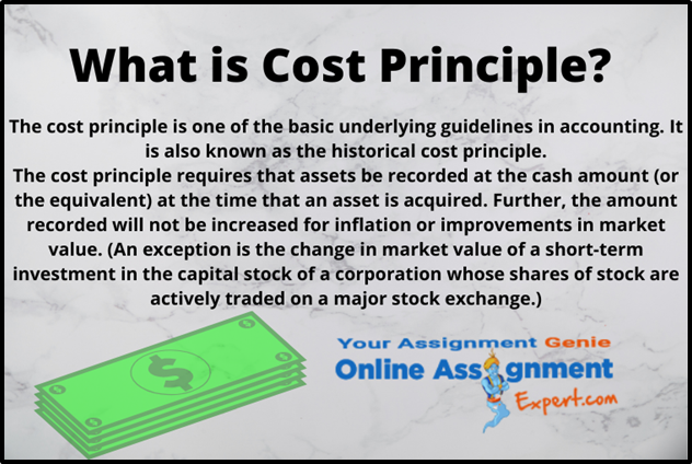 What is Cost Principle