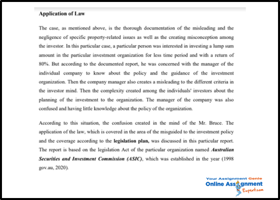 Law Essay Help Application Of Law