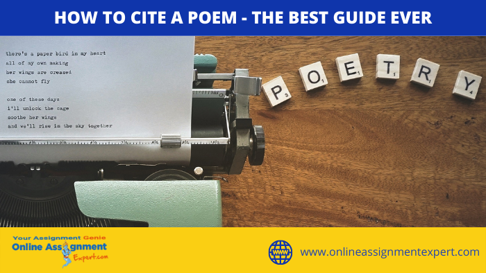 How To Cite A Poem- The Best Guide Ever