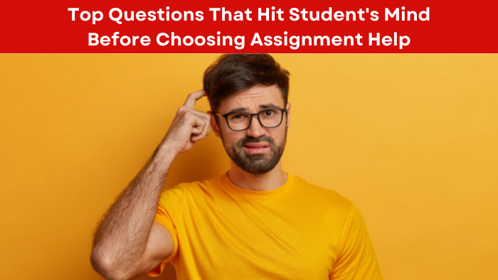 Top Questions That Hit Student's Mind Before Choosing Assignment Help