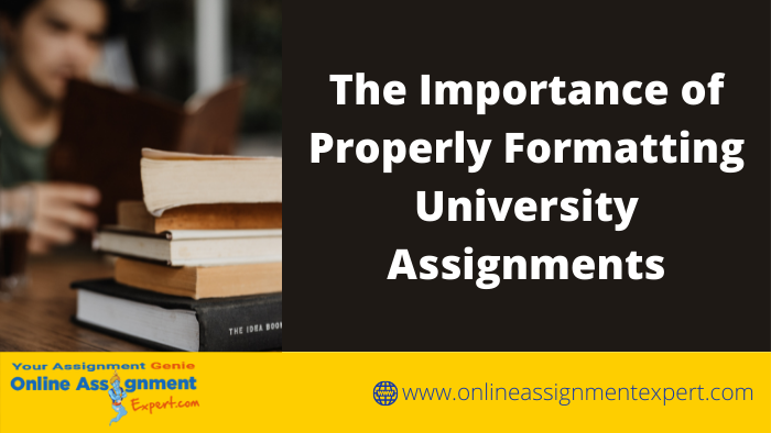 Importance of Formatting Your Assignments