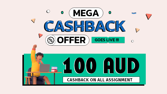 Mega Cashback Offer 100 AUD