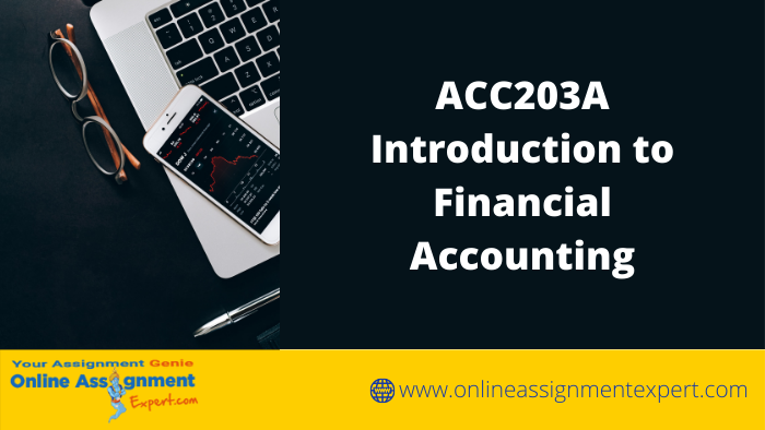 ACC203A Introduction to Financial Accounting