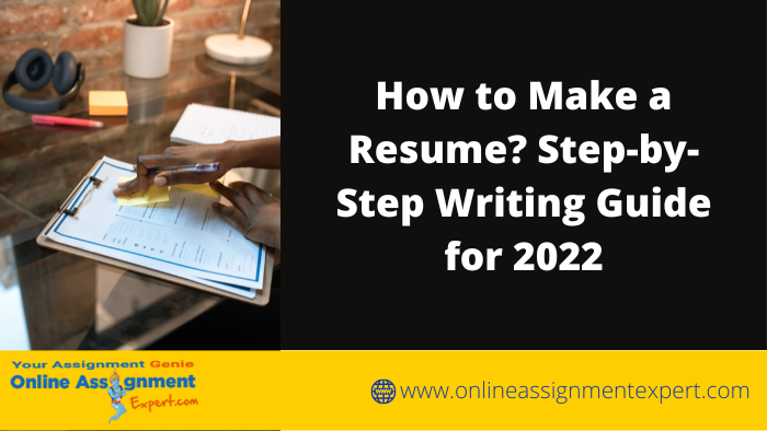 Step by step writing guide to prepare a resume