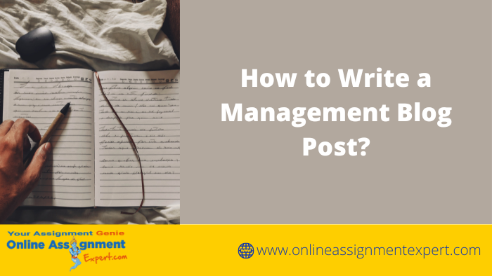How to Write a Management Blog Post?